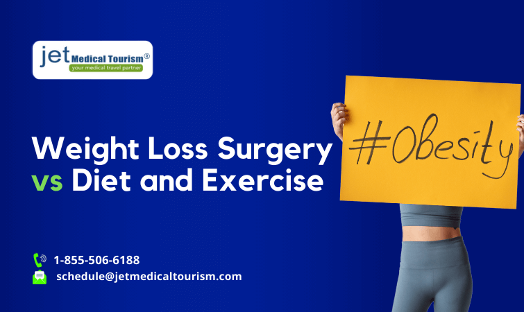 Weight loss surgery vs diet and exercise