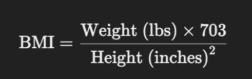 BMI Formula